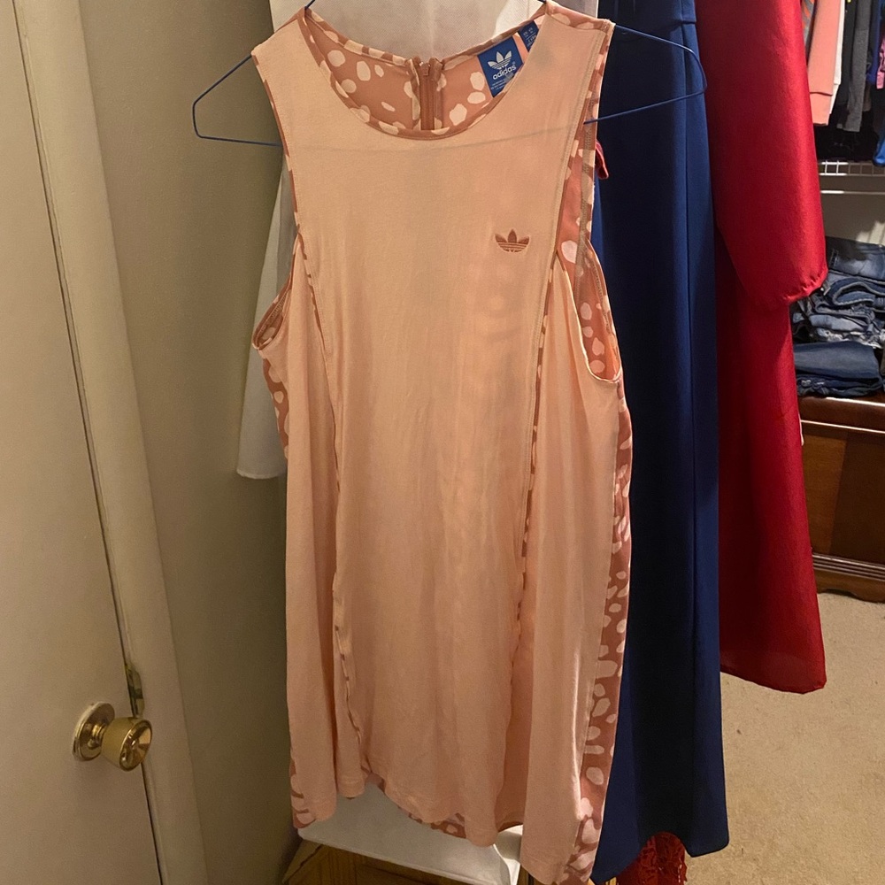 Womens Adidas M Loser Fitting Pattern Dress